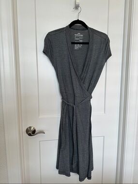 Kathmandu Merino/tencel Wrap Dress